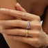 Silver Round Dome Band